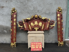 Bộ Cuốn Thư Câu Đối Mai Hoá Gỗ Hương Đá Bộ Cuốn Thư Câu Đối Mai Hoá Gỗ Hương Đá