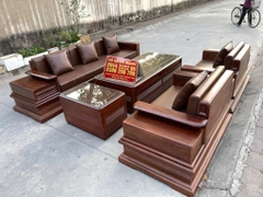 Bộ Sofa Quây Pháo Cánh Tiên Đối Gỗ Hương Đá hàng siêu víp k4 ván 2p Bộ Sofa Quây Pháo Cánh Tiên Đối Gỗ Hương Đá hàng siêu víp k4 ván 2p