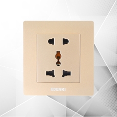 Bộ ổ cắm đôi 3 chấu EE-005-G Bộ ổ cắm đôi 3 chấu EE-005-G