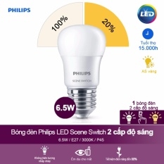 Bóng đèn LEDbuld SceneSwitch 6.5W-60W Đổi màu