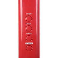 Quạt cây  đứng Panasonic, màu đỏ, có điều khiển F-409KMR