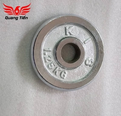 Tạ bánh đĩa sắt nhập khẩu siêu đẹp mạ inox 3kg