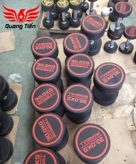 Tạ tay thép bọc cao su IronBull IR03 nhập khẩu chính hãng (giá 1 quả)
