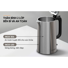 Ấm siêu tốc Inox 2 lớp 2L Sunhouse SHD1396