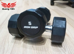 Tạ tay bọc cao su Iron Grip 12,5 kg (1 chiếc)