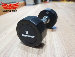 Tạ tay bọc cao su Iron Grip 12,5 kg (1 chiếc)