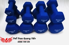 Tạ tay thép bọc su chất liệu nhung gai cao cấp Goldnova 10kg (giá 1 chiếc)