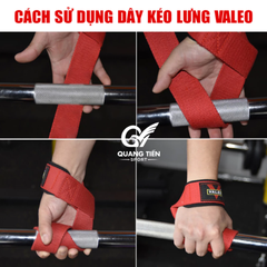 Găng Tay Tập Gym , Dây Kéo Lưng Tập Gym VALEO , Hỗ Trợ Cổ Tay Và Bàn Tay Trong Các Bài Tập Kéo Tạ