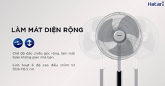 Quạt lửng Hatari Slide Smart L1
