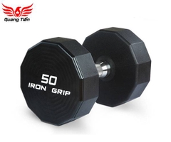 Tạ tay bọc cao su Iron Grip 12,5 kg (1 chiếc)
