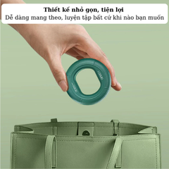 Vòng silicon tập cơ tay công thái học, cầm nắm luyện tập sức mạnh ngón tay phục hồi chức năng