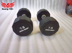 Tạ tay bọc cao su Iron Grip 30 kg (giá 1 quả)