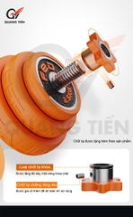 Bộ Tạ Tay Điều Chỉnh 4 IN 1 FED Tạ Gang-Loại 20-30KG.