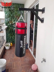 Giá treo bao cát 8 lỗ sắt siêu chắc kèm vòng bi sơn tĩnh điện QT210