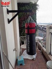 Giá treo bao cát 8 lỗ sắt siêu chắc kèm vòng bi sơn tĩnh điện QT210