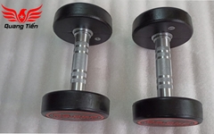 Tạ tay thép bọc cao su IronBull IR03 nhập khẩu chính hãng (giá 1 quả)