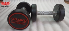 Tạ tay thép bọc cao su IronBull IR03 nhập khẩu chính hãng (giá 1 quả)