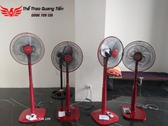 Quạt cây  đứng Panasonic, màu đỏ, có điều khiển F-409KMR