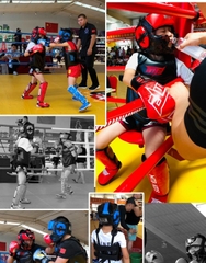 Găng tay boxing mini màu trắng cho trẻ em MTB 6oz 5.0