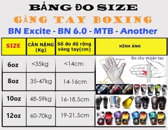 Găng tay boxing mini màu trắng cho trẻ em MTB 6oz 5.0