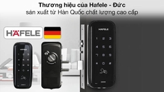 Khóa điện tử cửa kính Hafele ER4400 ( Khóa cửa kính không khung Hafele ER4400 6V )