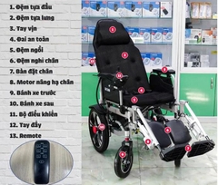 Xe lăn điện ngã lưng, Model: JAZZ-S803