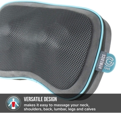 Gối massage shiatsu 3D cao cấp công nghệ GEL – Pin sạc HoMedics GST-550HRC-EU