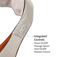 Đai massage vai cổ gáy chuyên nghiệp 4 bi xoay kèm HoMedics NMS-620H