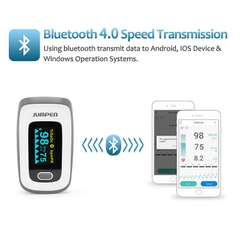 Máy đo nồng độ oxy máu và nhịp tim Jumper JPD-500F (Bluetooth)