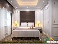 Thiết kế thi công nội thất khách sạn tại Hạ Long phòng ngủ