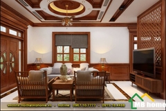 4 bản thiết kế nội thất phòng khách mang phong cách tân cổ điển thu hút mọi ánh nhìn 