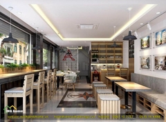 Thiết kế nội thất quán cafe - Archi 68 Quan Nhân