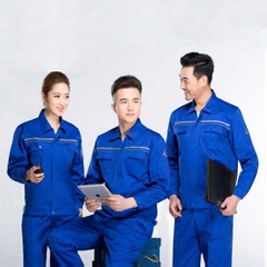 Quần áo Kaki - Màu xanh công nhân LS501