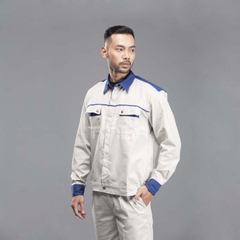 Quần áo pangrim hàn quốc - Ghi sáng phối xanh LS602