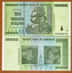10 ngàn tỷ Zimbabwe 2008