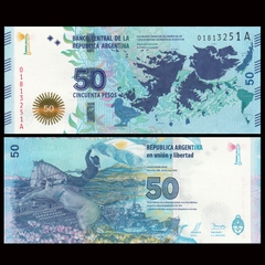 50 pesos Argentina 2015 kỉ niệm chủ quyền quần đảo Maldinas 50 pesos Argentina 2015 kỉ niệm chủ quyền quần đảo Maldinas
