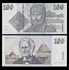 100 dollars Australia 1985