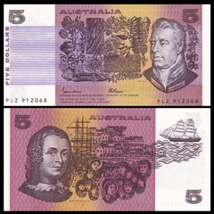 5 dollars Australia 1985 5 dollars Australia 1985