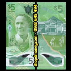 5 dollars Barbados 2022