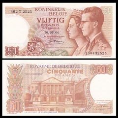 50 francs Belgium 1966