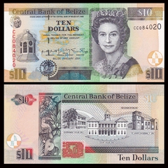 10 dollars Belize 2011