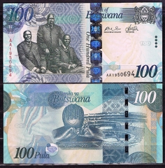 100 pula Botswana 2014