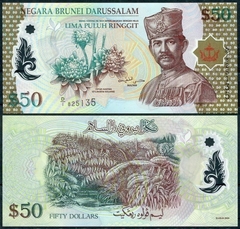 50 ringgit Brunei 2004 polymer 50 ringgit Brunei 2004 polymer