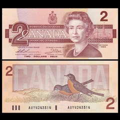 2 dollars Canada 1986