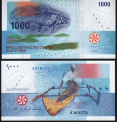 1000 francs Comoros 2005
