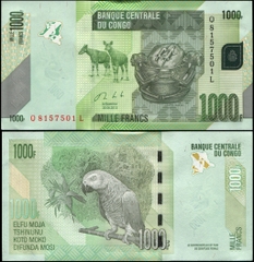 1000 francs Congo Democratic Republic 2013