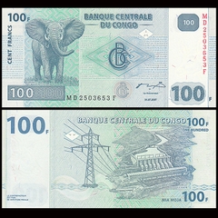 100 francs Congo Democratic Republic 2007