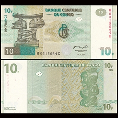 10 francs Congo Democratic Republic 1997