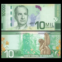 10000 colones Costa Rica 2009