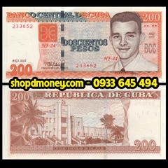 200 pesos Cuba 2022 200 pesos Cuba 2022